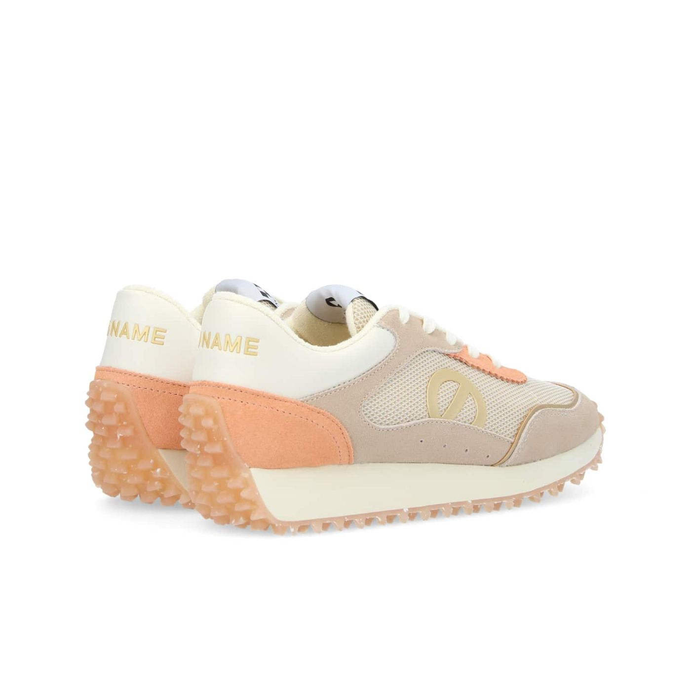 BASKETS NO NAME PUNKY JOGGER W SUEDE/SH.MESH DOVE/BEIGE